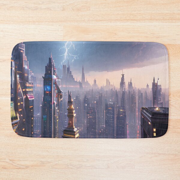 Item preview, A Vision of the Future: A Clean and Bright Floating City in the Sky designed and sold by D3monic.