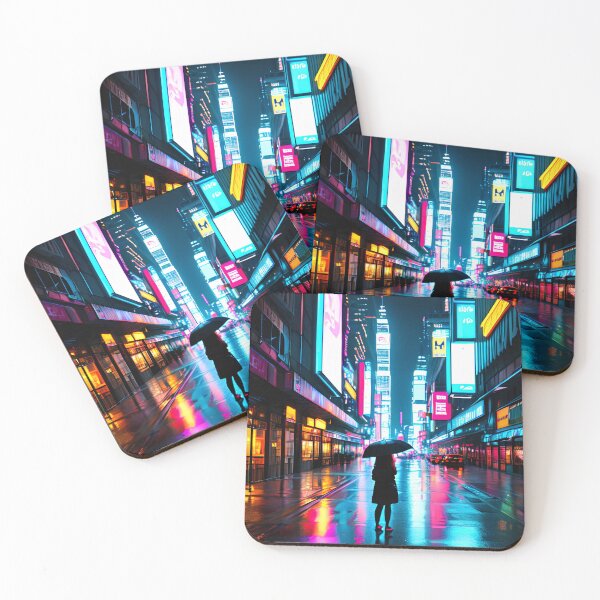Item preview, A Woman's Journey Through the Rain and Neon Lights designed and sold by D3monic.