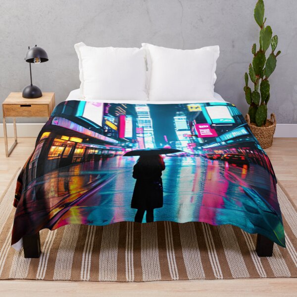 Item preview, A Woman's Journey Through the Rain and Neon Lights designed and sold by D3monic.