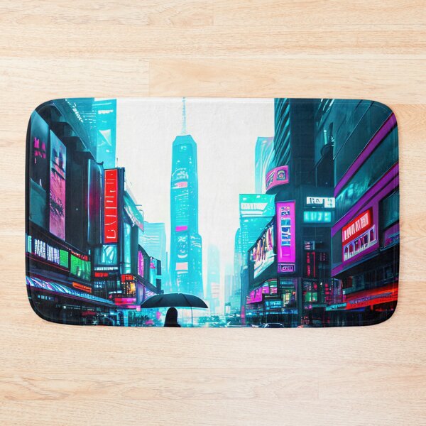 Item preview, Alone in the Rain: A Neon Lit Journey designed and sold by D3monic.