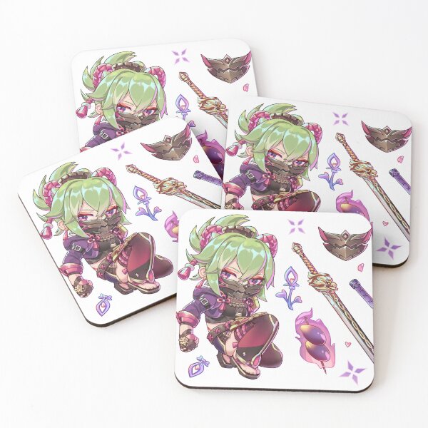 Item preview, Kuki Shinobu Set Genshin Impact designed and sold by Yan Factorial.