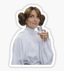 Liz Lemon Princess Leia Sticker