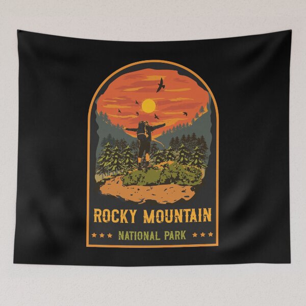 Item preview, Hiking Rocky Mountain National Park  designed and sold by HomeCoquette.