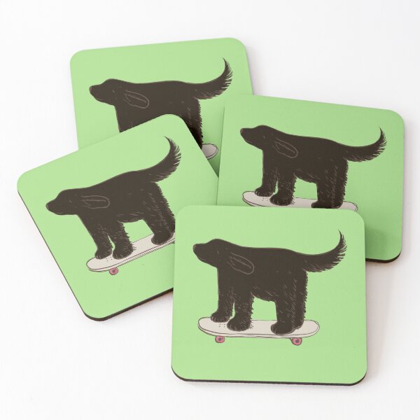 Item preview, Labrador brown skater on yasmine green designed and sold by Itsdomd.