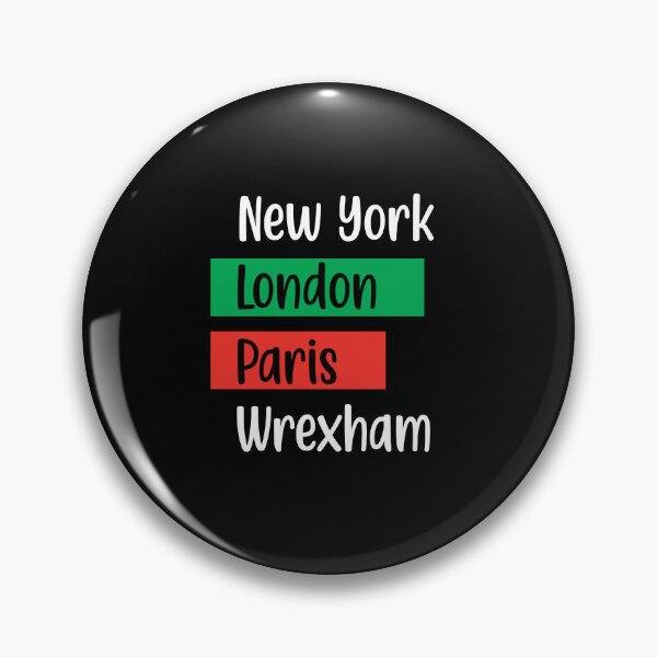 Item preview, New York London Paris Wrexham - Wales Football Gift designed and sold by DiogoCalheiros.