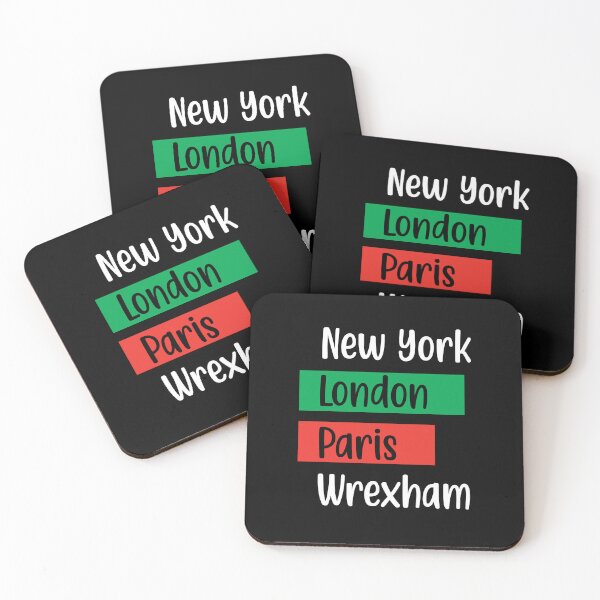 Item preview, New York London Paris Wrexham - Wales Football Gift designed and sold by DiogoCalheiros.