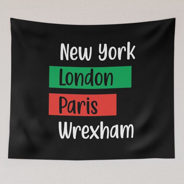 Item preview, New York London Paris Wrexham - Wales Football Gift designed and sold by DiogoCalheiros.