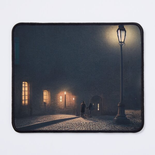 Item preview, Standing in Lonely Street under Glowing Lamp Post designed and sold by bryanchvzz.