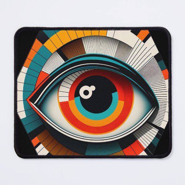 Item preview, Geometrical Eye Bauhaus Inspired designed and sold by TheJadeCat.
