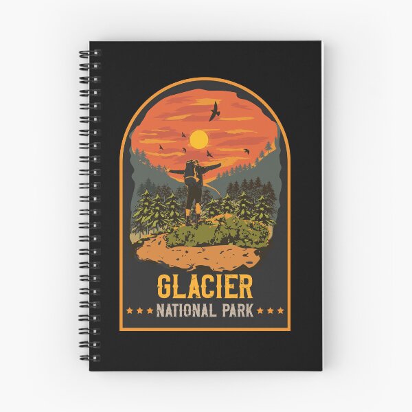 Item preview, Hiking Glacier National Park  designed and sold by HomeCoquette.
