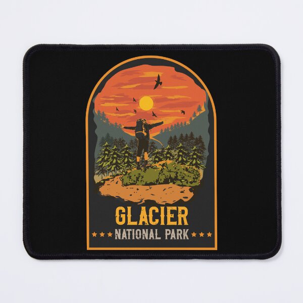 Item preview, Hiking Glacier National Park  designed and sold by HomeCoquette.