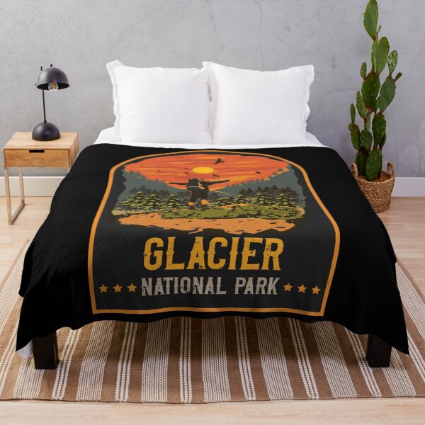 Item preview, Hiking Glacier National Park designed and sold by HomeCoquette.