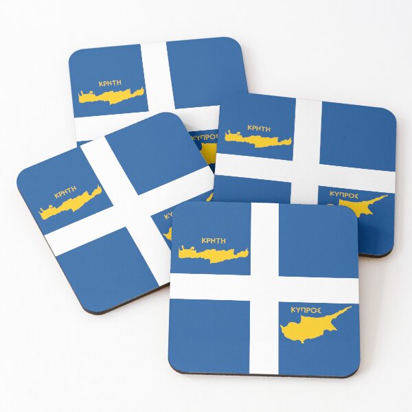 Item preview, Crete and Cyprus flag designed and sold by Lefteris Betsis.