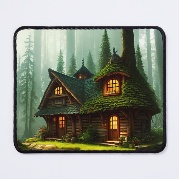 Item preview, Cozy and Beautiful: A Small Mushroom House in the Forest designed and sold by D3monic.