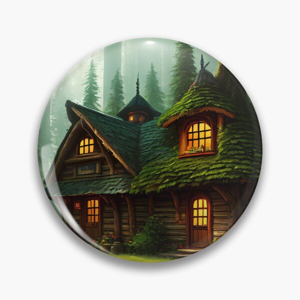 Item preview, Cozy and Beautiful: A Small Mushroom House in the Forest designed and sold by D3monic.