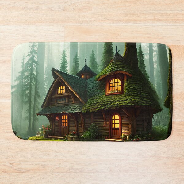Item preview, Cozy and Beautiful: A Small Mushroom House in the Forest designed and sold by D3monic.