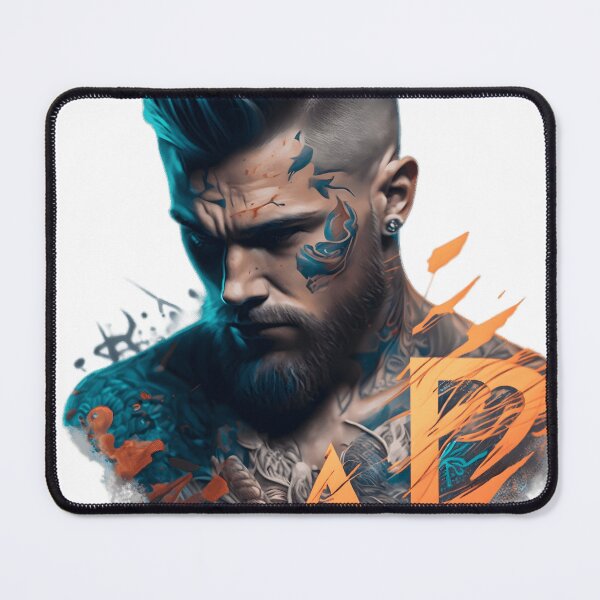 Item preview, tatooed mohawk designed and sold by R&B Art and design.