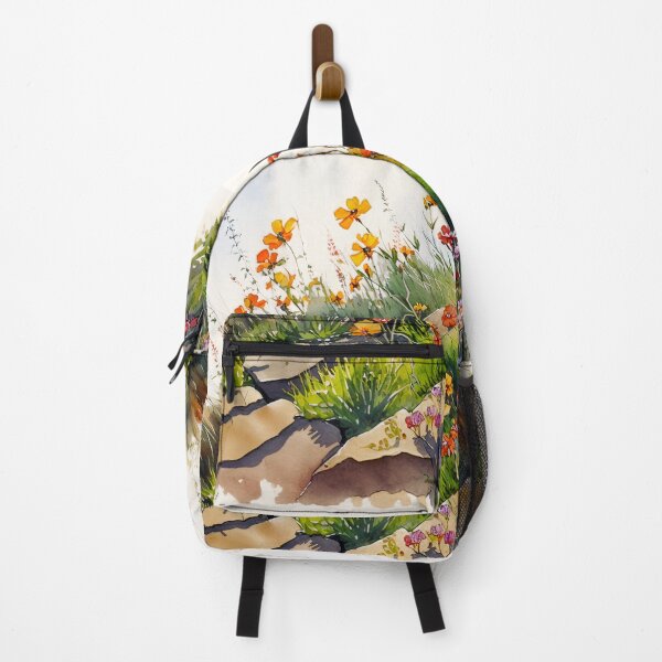 Item preview, Colorful Wildflowers On The Hillside designed and sold by Wall-Art-Design.