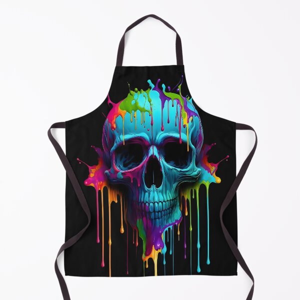 Item preview, The colorful skull designed and sold by R&B Art and design.