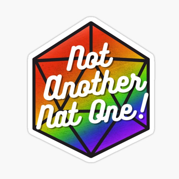 Item preview, Season 1 logo (Pride) - Not Another Nat One! designed and sold by NANOstickers.