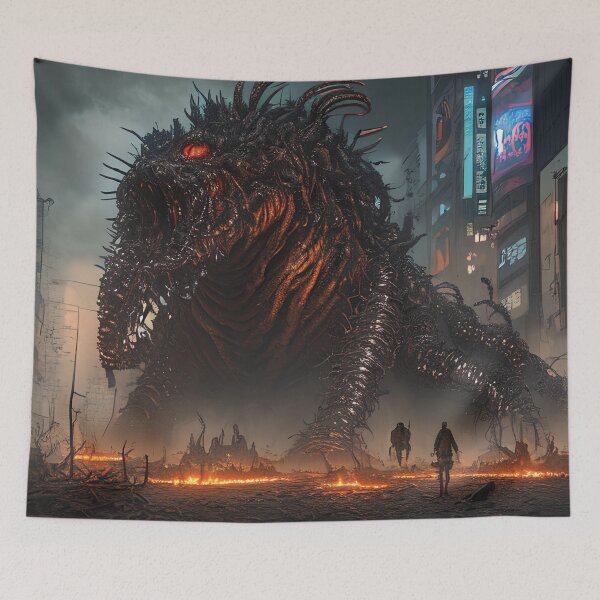 Item preview, Crawling Chaos: A Post-Apocalyptic Tokyo Art Experience designed and sold by D3monic.