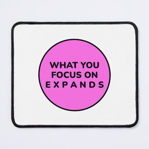 Item preview, Zen Motivation quotes - WHAT YOU FOCUS ON EXPANDS designed and sold by Inspirationmotivation.
