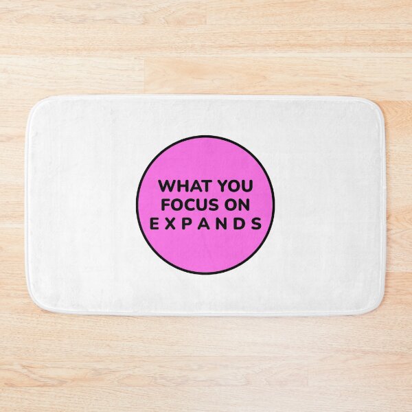 Item preview, Zen Motivation quotes - WHAT YOU FOCUS ON EXPANDS  designed and sold by Inspirationmotivation.