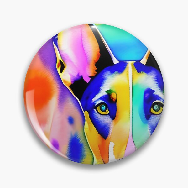 Artikelvorschau, Adorable Canine Companion: Stunning Watercolor Dog Portrait entworfen und verkauft von DavesDogShop.