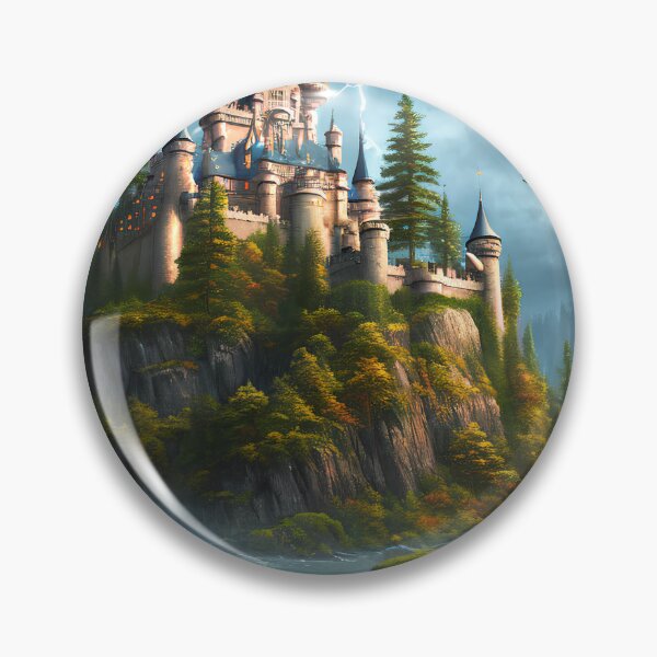 Artikelvorschau, Discover the Beauty of a Large Castle Surrounded by a Magical Forest entworfen und verkauft von D3monic.