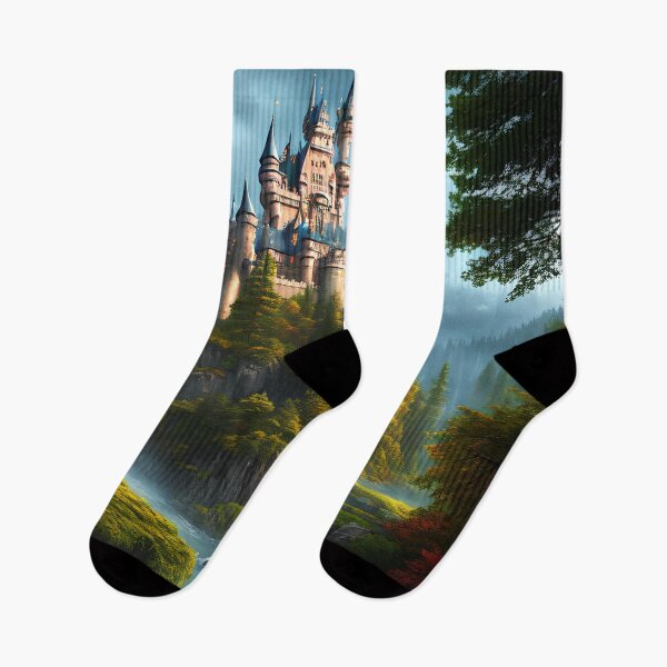 Item preview, Discover the Beauty of a Large Castle Surrounded by a Magical Forest designed and sold by D3monic.