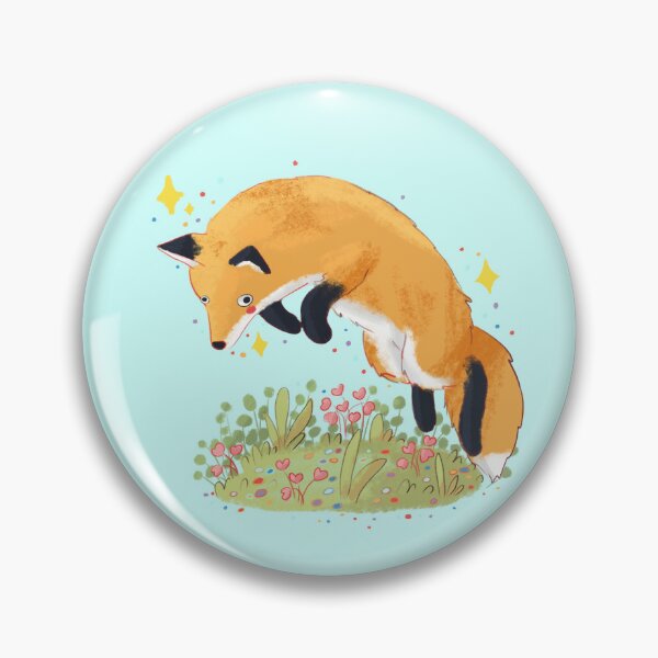 Item preview, Cute fox jumping  designed and sold by Mayarart.