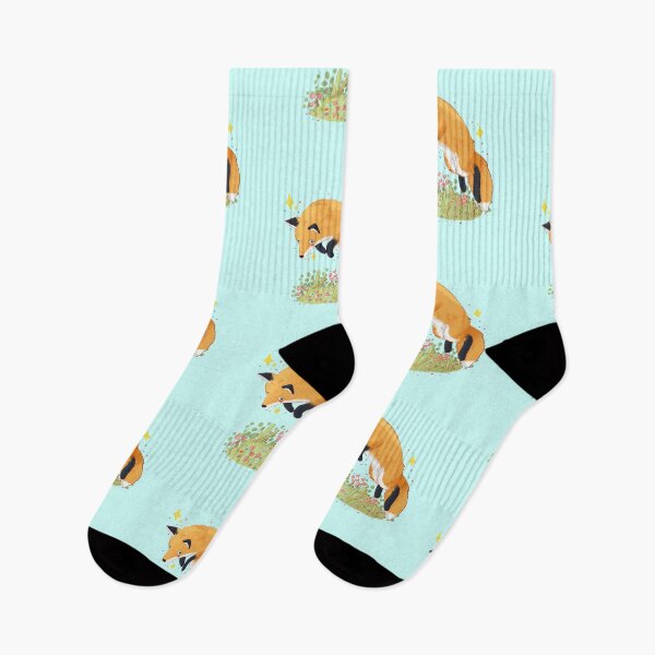 Item preview, Cute fox jumping  designed and sold by Mayarart.