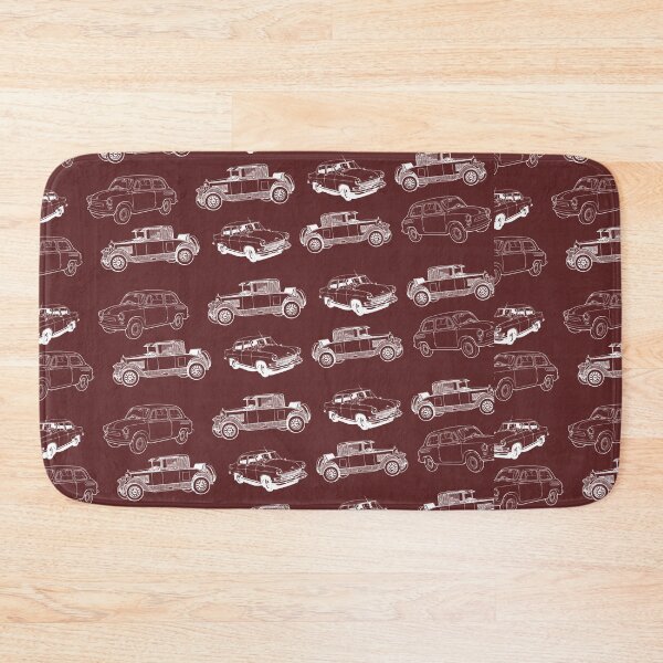 Item preview, Old Cars Collection Dark Red Background designed and sold by DesignMore21.