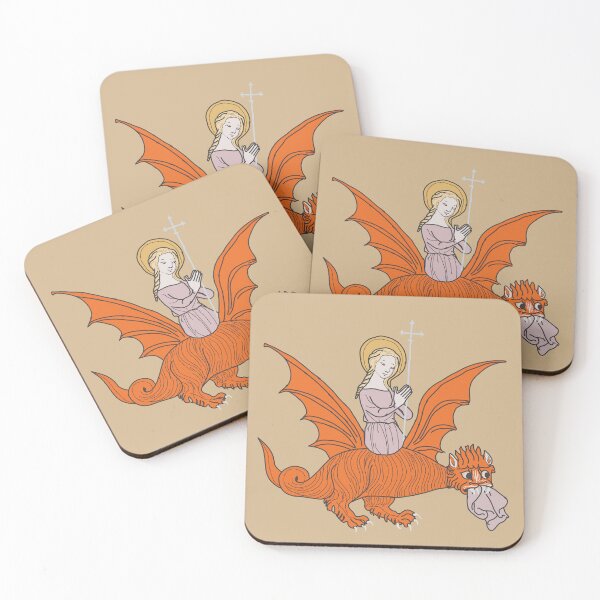 Item preview, Saint riding the Dragon designed and sold by CrowFriend.