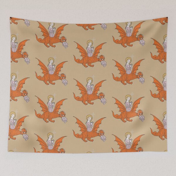 Item preview, Saint riding the Dragon designed and sold by CrowFriend.