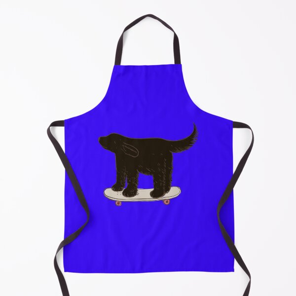 Item preview, Labrador brown skater on electric blue designed and sold by Itsdomd.