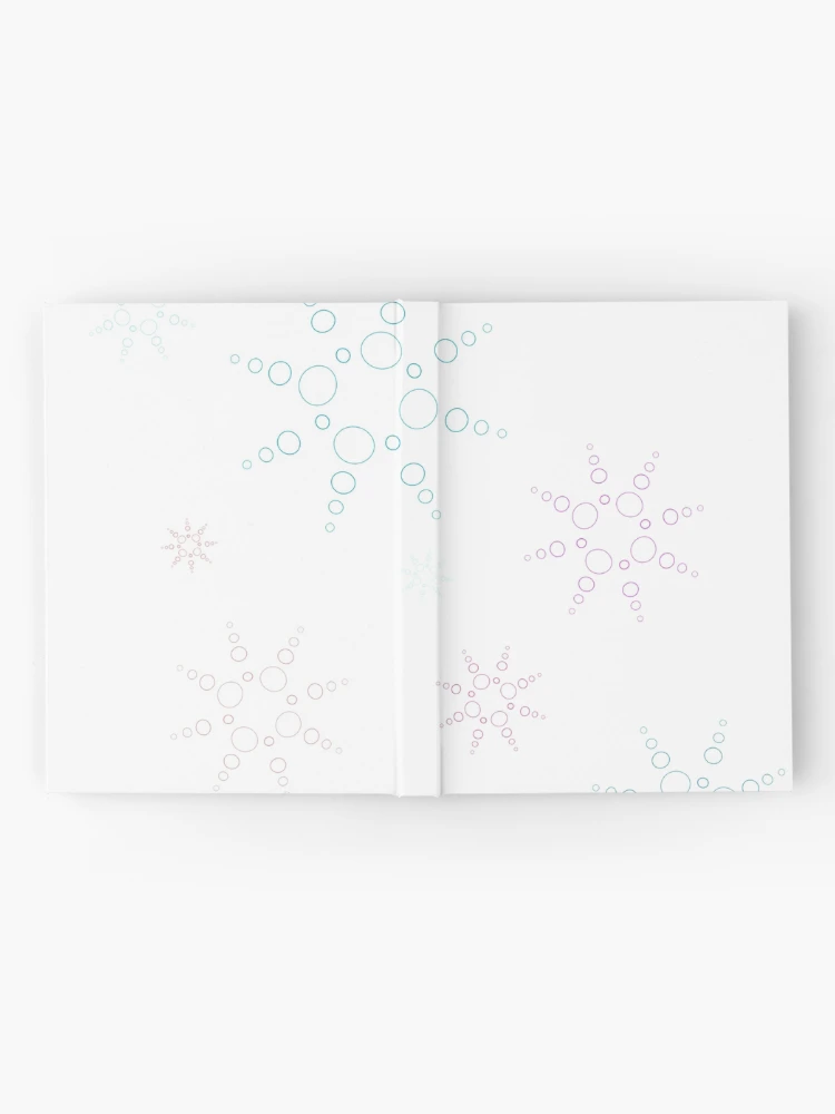 Thumbnail 2 of 3, Journal, Pastel Snowflakes designed and sold by conscript.
