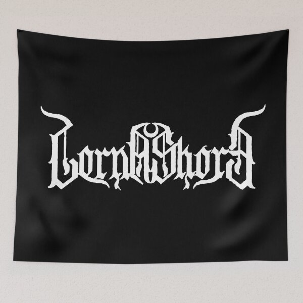 Item preview, Lorna shore logo art in white designed and sold by Cool-Vibez.