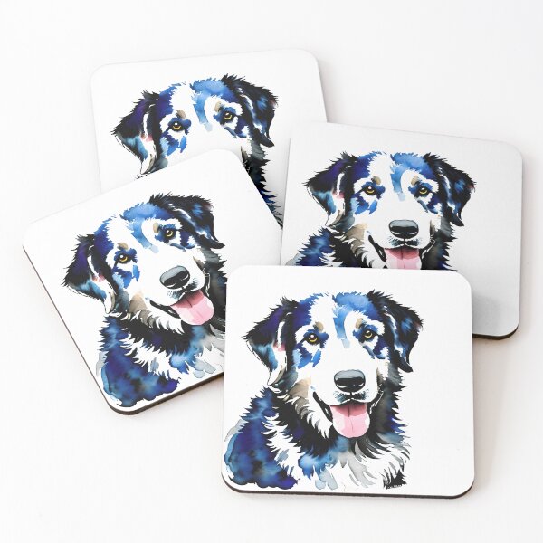 Artikelvorschau, Adorable Canine Companion: Stunning Watercolor Dog Portrait entworfen und verkauft von DavesDogShop.