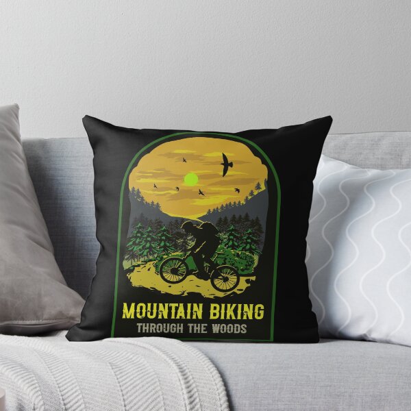 Item preview, Ciclismo de montaña por el bosque. designed and sold by HomeCoquette.
