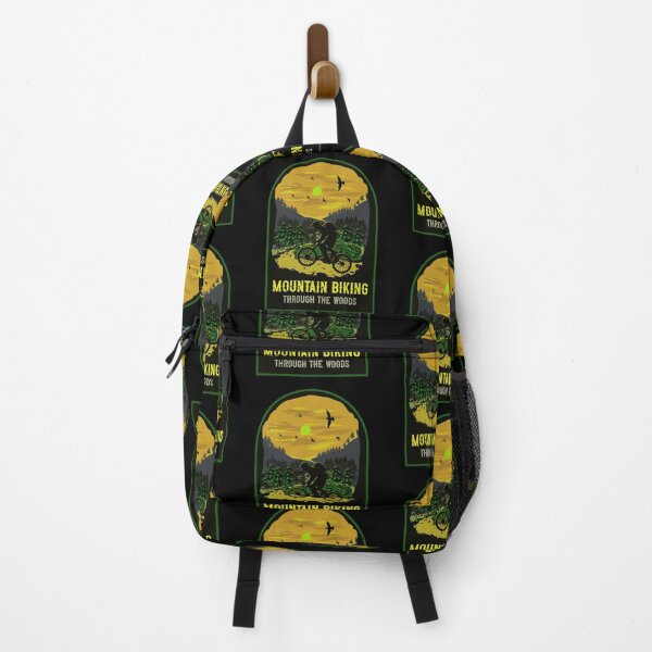 Item preview, Mountain biking through the woods designed and sold by HomeCoquette.