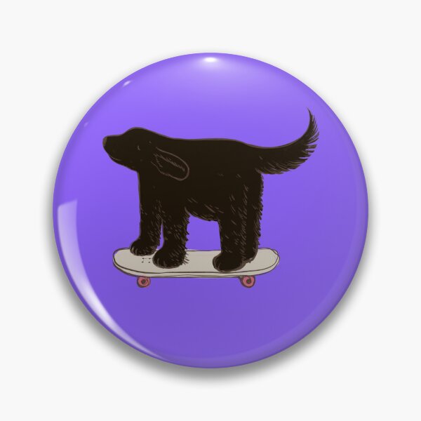 Item preview, Labrador brown skater on electric violet designed and sold by Itsdomd.