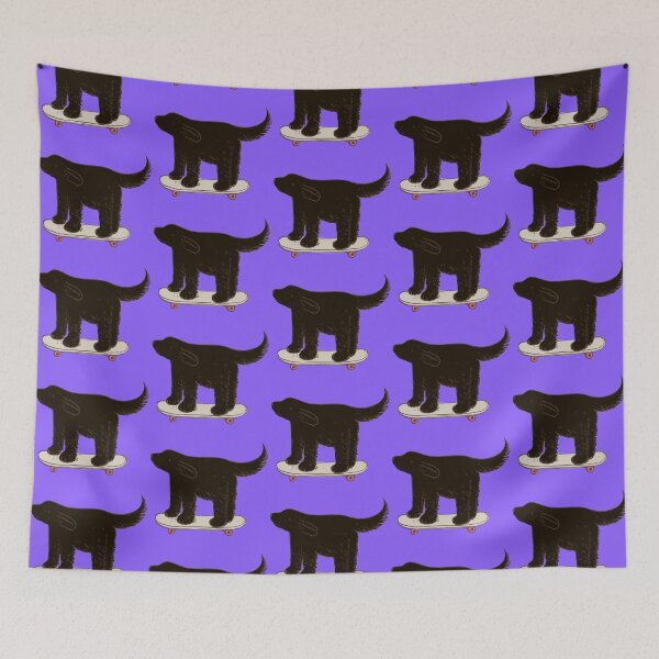 Item preview, Labrador brown skater on electric violet designed and sold by Itsdomd.