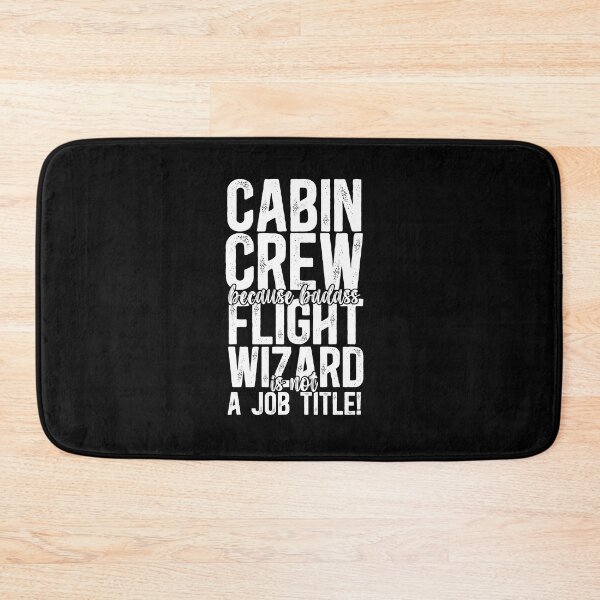 Item preview, Cabin Crew Because Badass Flight Wizard Is Not A Job Title! designed and sold by TeesYouWant.