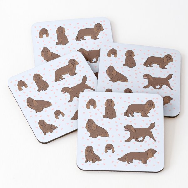 Item preview, Spaniel sussex cute illustration pack  designed and sold by Yarafantasyart.
