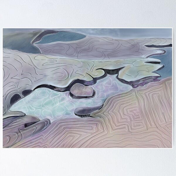 Item preview, Ocean pools abstract rock platform designed and sold by ahahdodo.