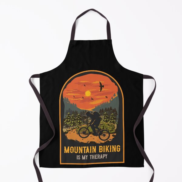 Item preview, Mountain biking is my therapy  designed and sold by HomeCoquette.