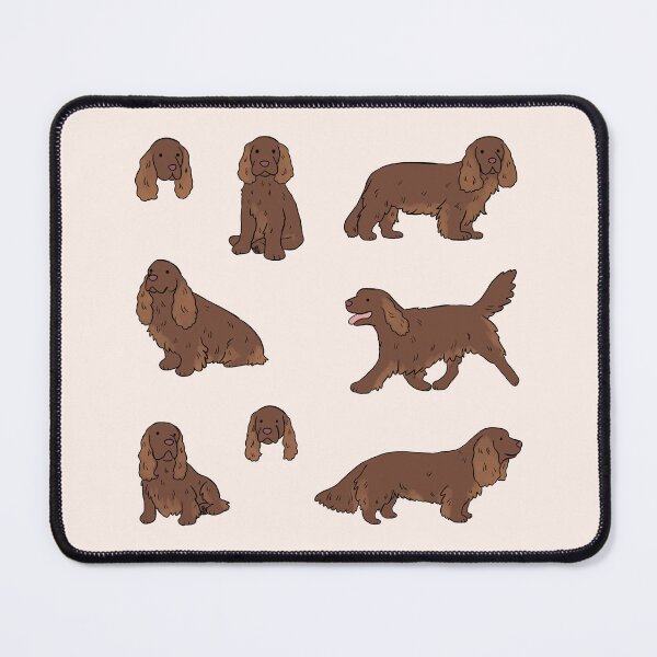 Item preview, Spaniel sussex cute illustration pack designed and sold by Yarafantasyart.
