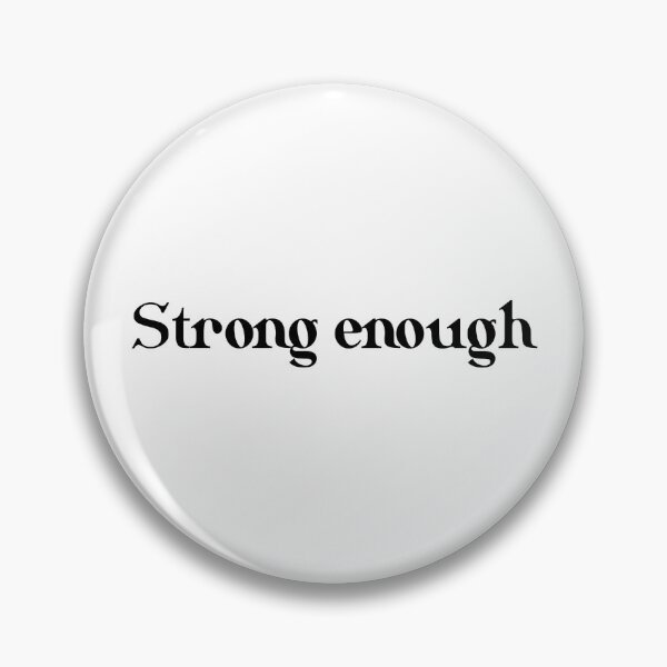 Item preview, Strong enough I (black) designed and sold by didijuca.
