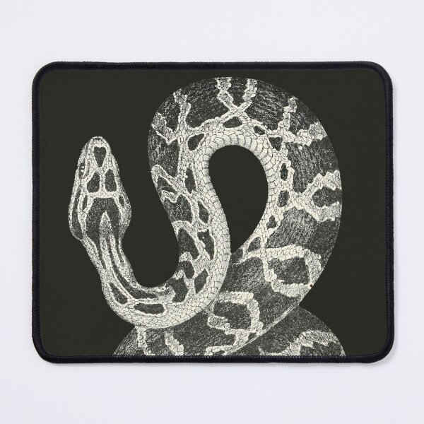 Item preview, The Bushmaster Pit Viper (Lachesis) - on Black designed and sold by boltjesdesign.